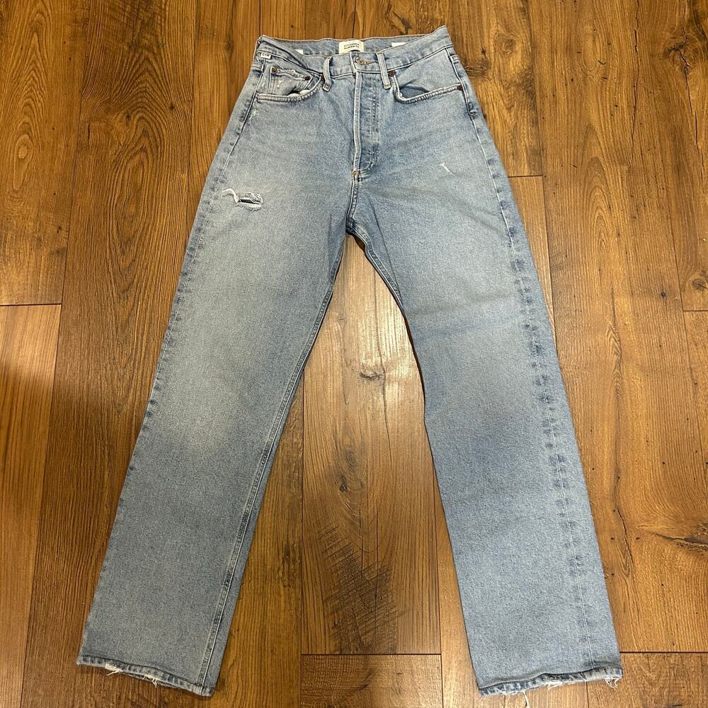 Citizens Of Humanity Light Blue Straight Leg Jeans